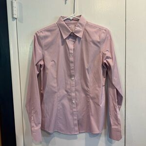 Brooks Brothers Pink and White Stripe Dress Shirt